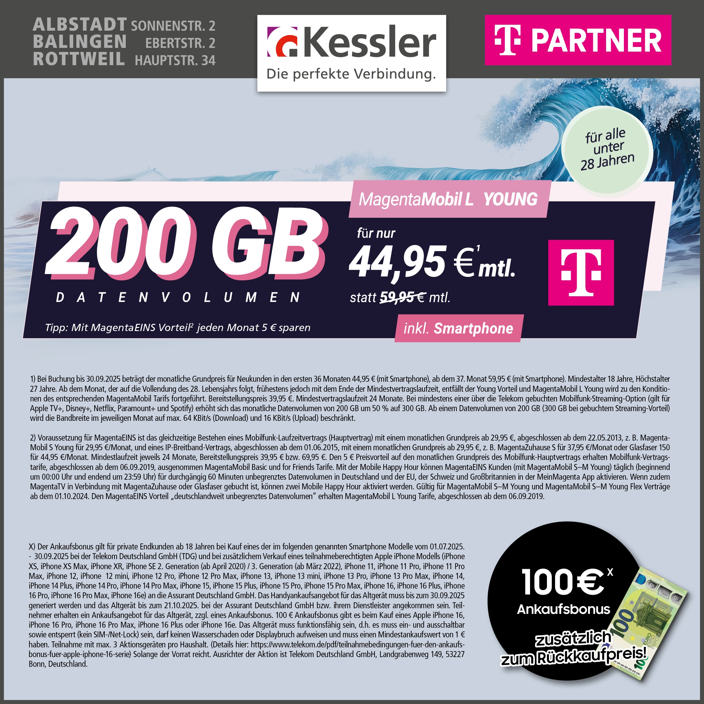 MagentaMobil L Young und IPhone 16 Pro