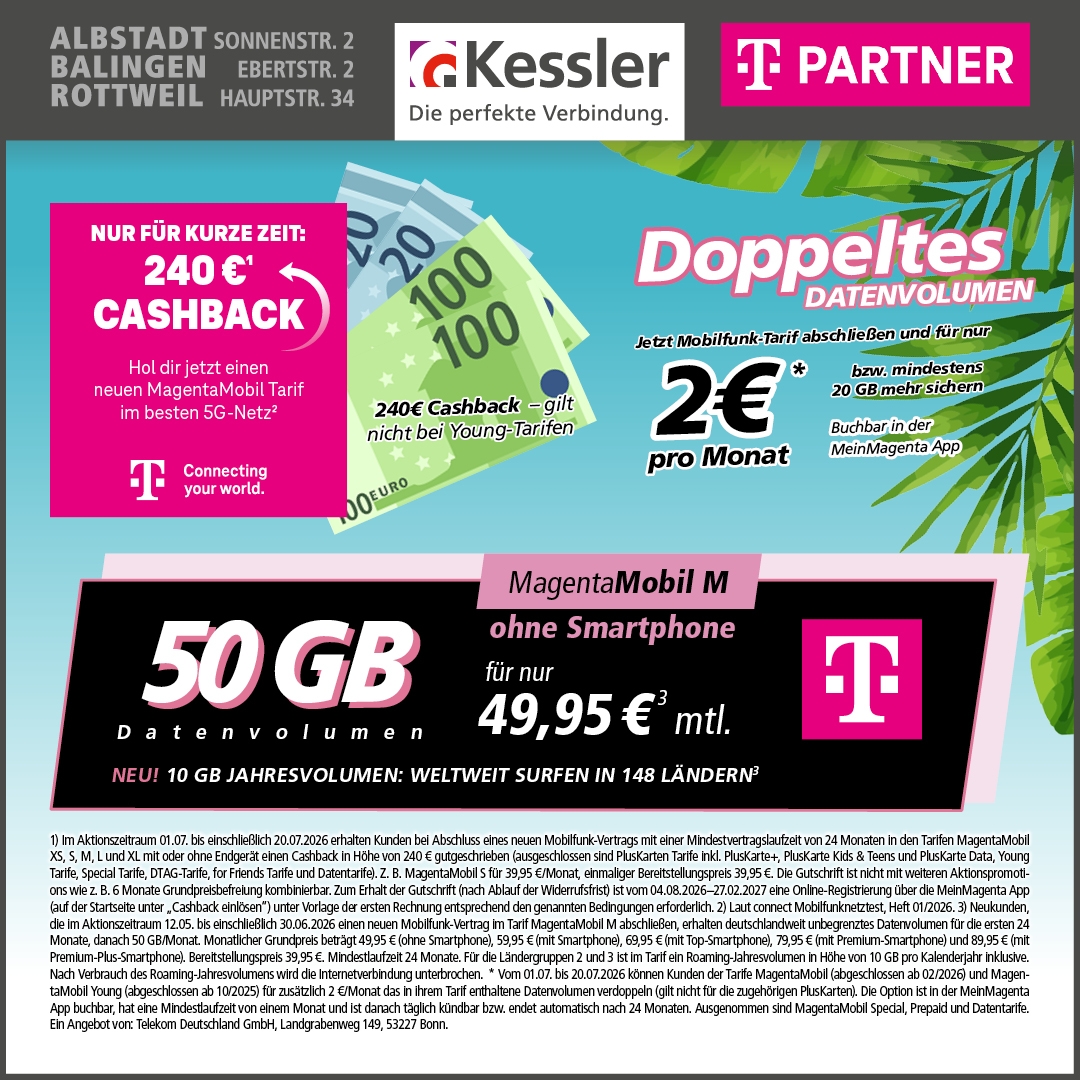 MagentaMobil M mit Apple iPhone 17 256GB