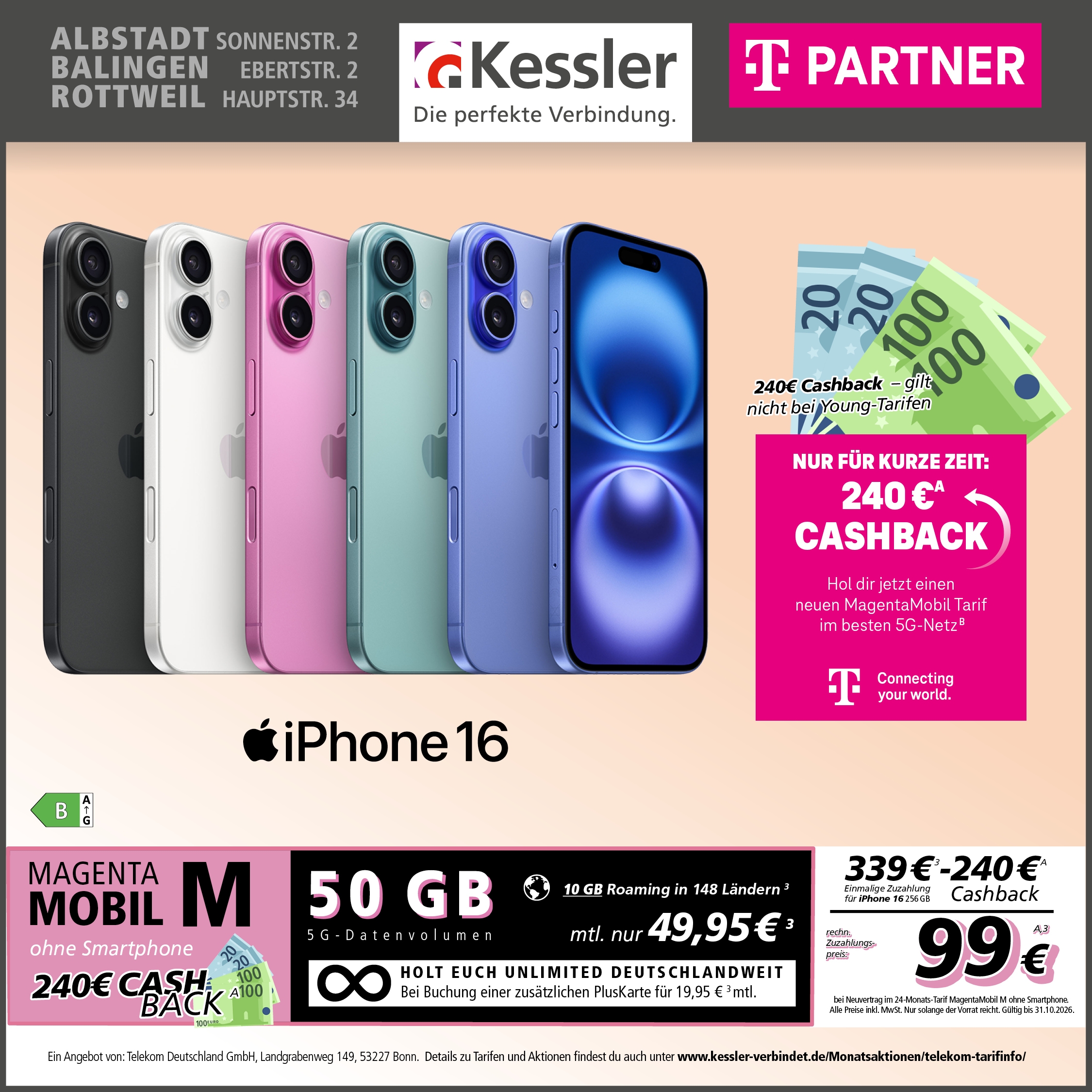 MagentaMobil M mit Apple iPhone 16