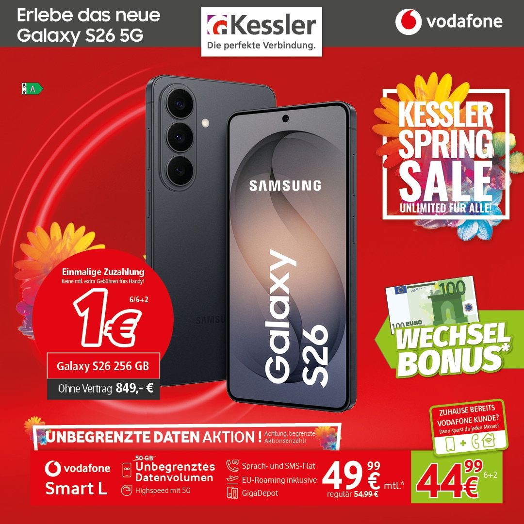 Vodafone Smart L mit Galaxy S26