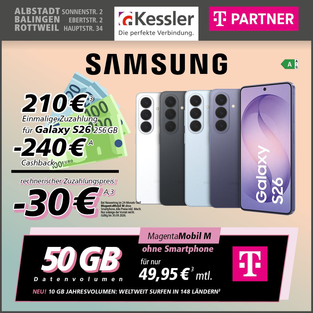MagentaMobil M mit Galaxy S26