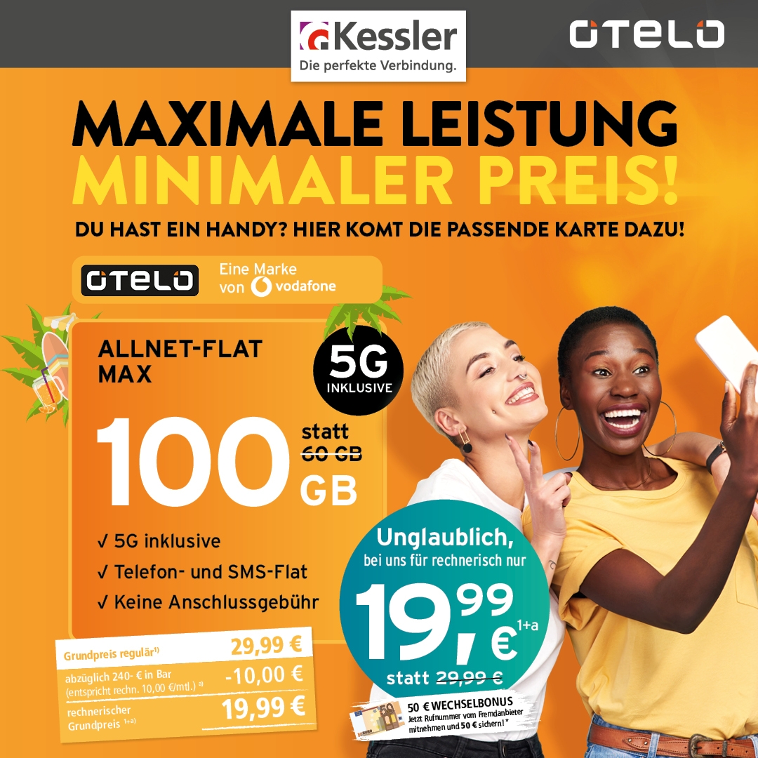 OTELO MAX 19,99 EUR statt 29,99 EUR