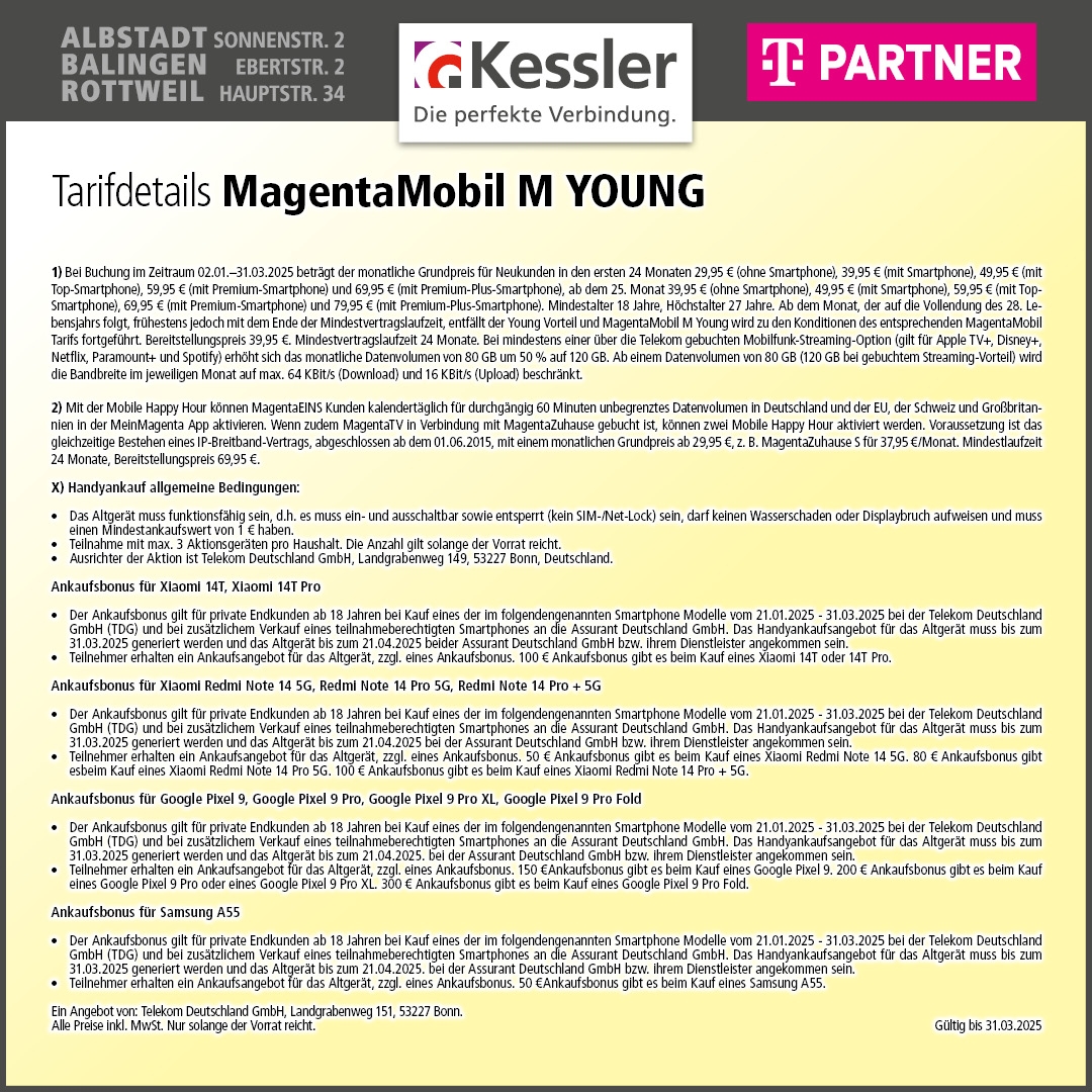 MagentaMobil m Young mit Google Pixel 9 Pro