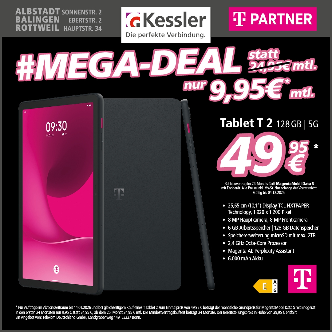 Telekom Magenta MEGA Tablet Deal