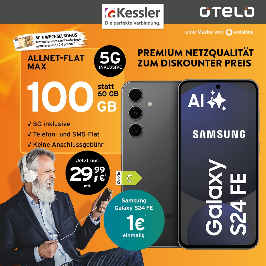 OTELO Allnet-Flat Max mit Galaxy S24 FE