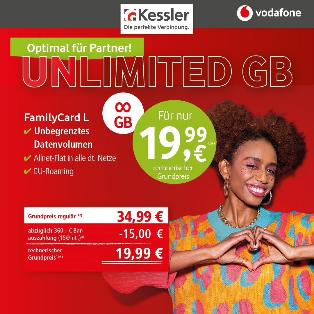 Vodafone Family Card L Unlimited