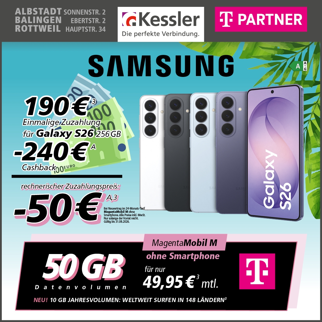MagentaMobil M mit Galaxy S26