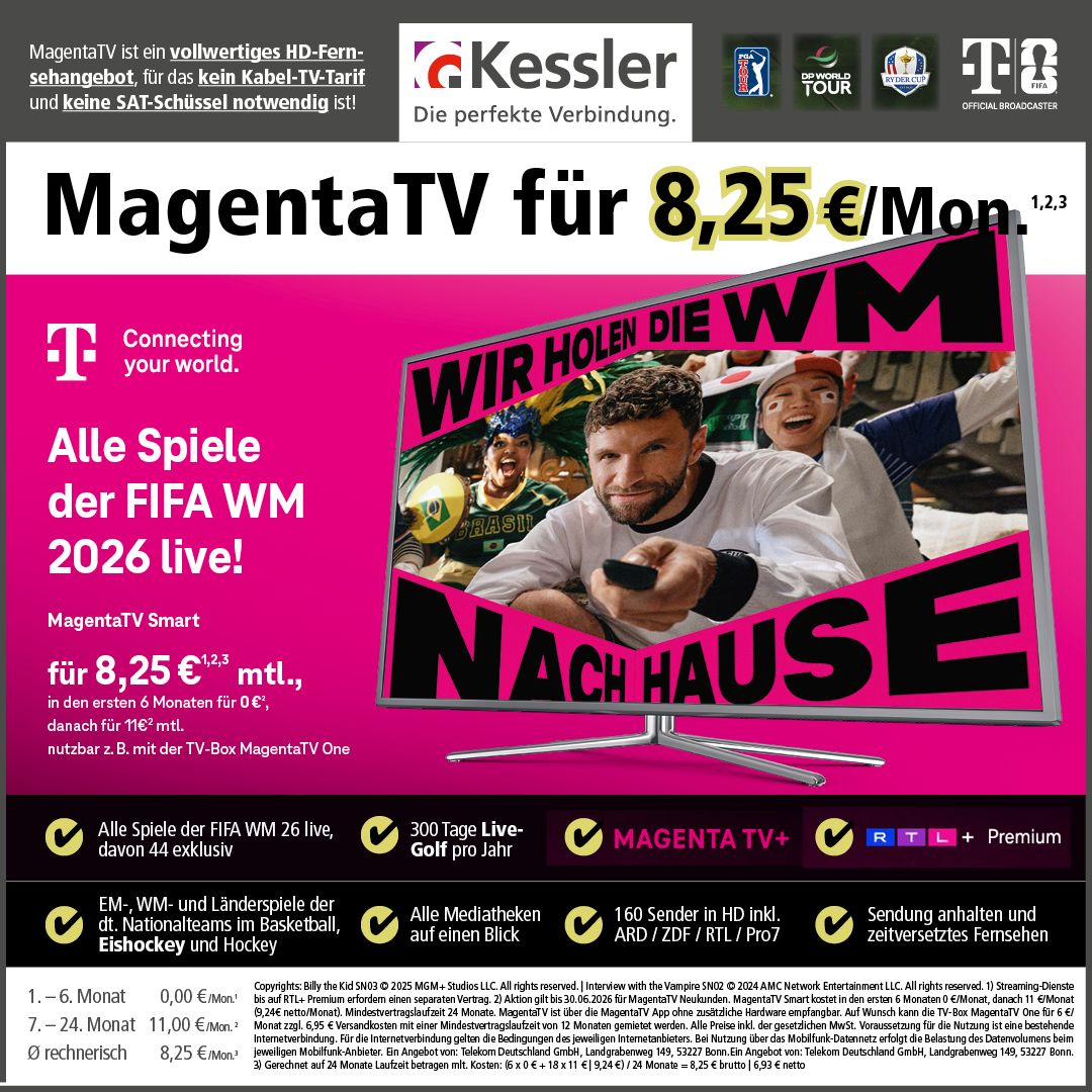 Magenta TV zum Aktionspreis!