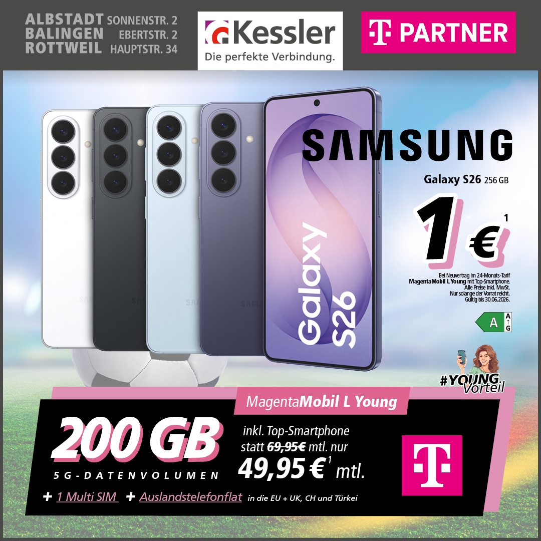 MagentaMobil Young L mit Galaxy S26