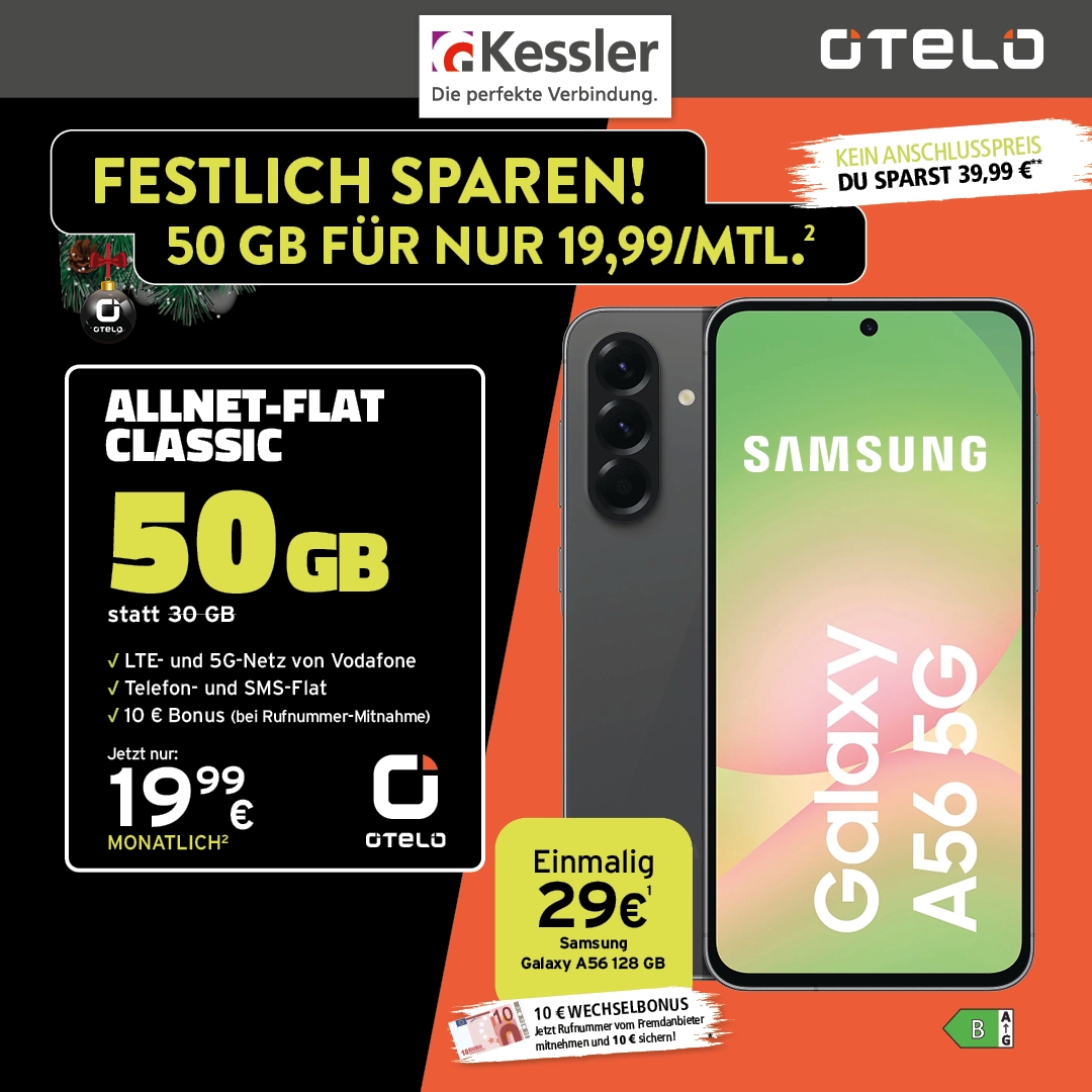 OTELO Classic mit Samsung A56 128GB
