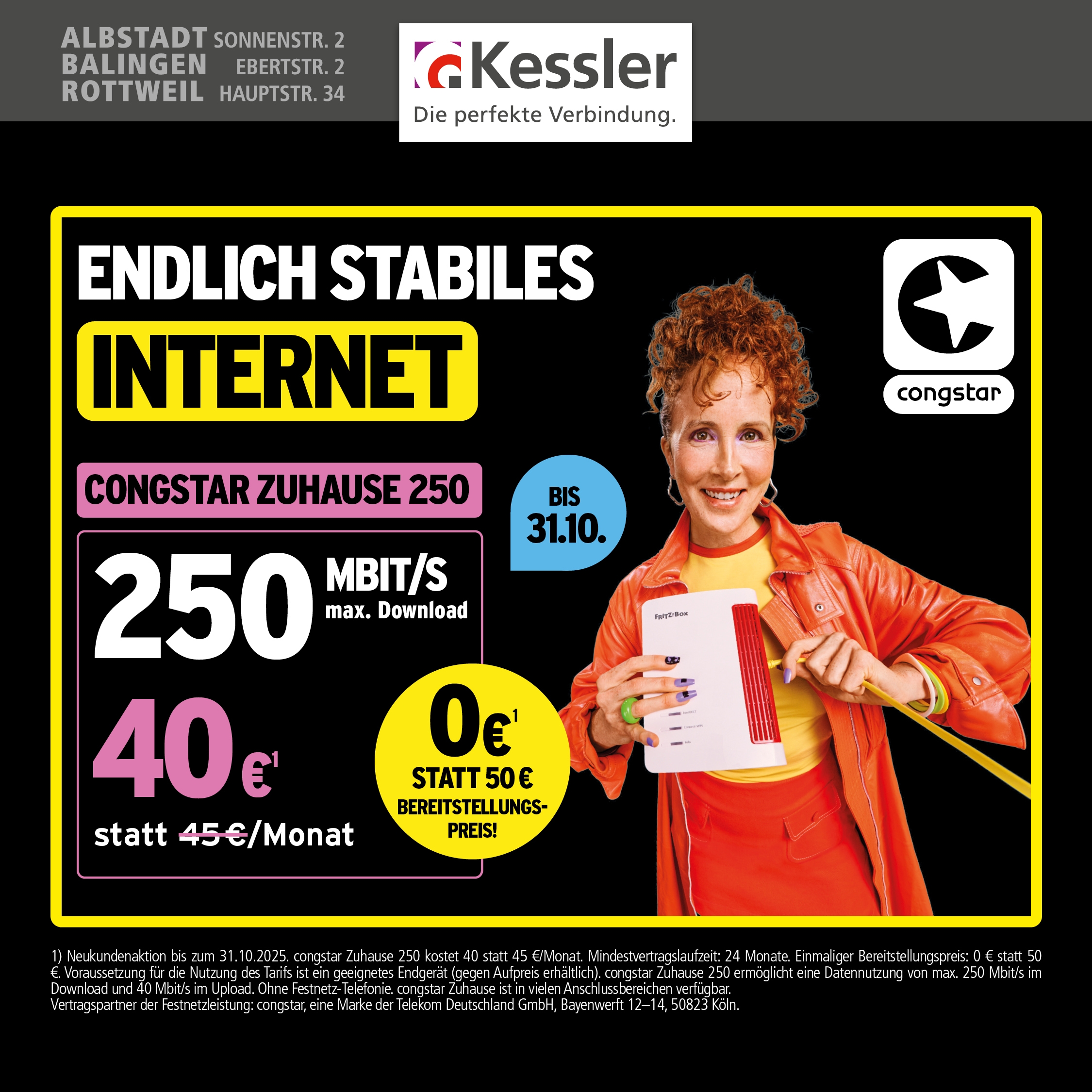 Congstar Zuhause 250 DSL