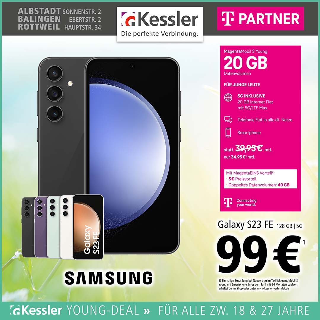 MagentaMobil S Young mit Galaxy S23FE