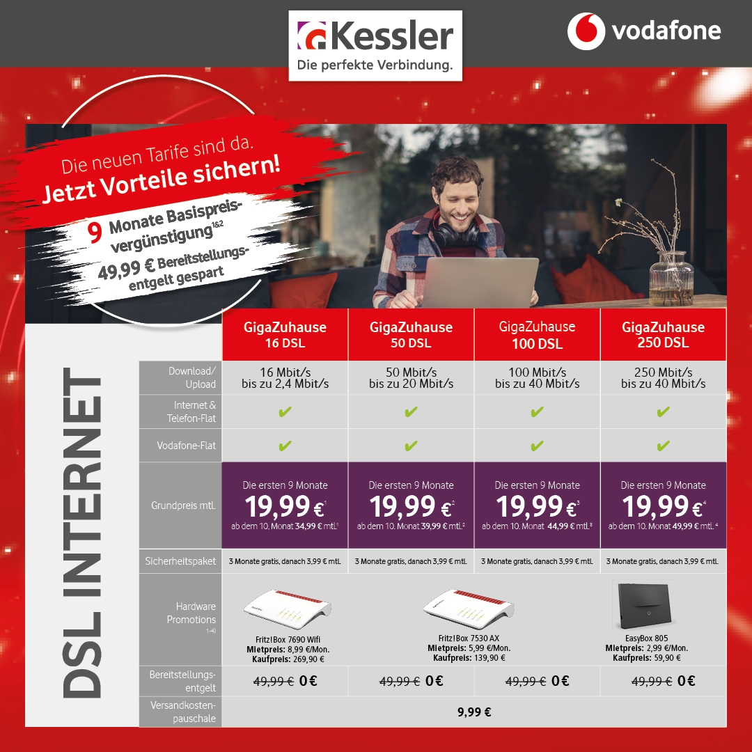 Vodafone DSL Angebote