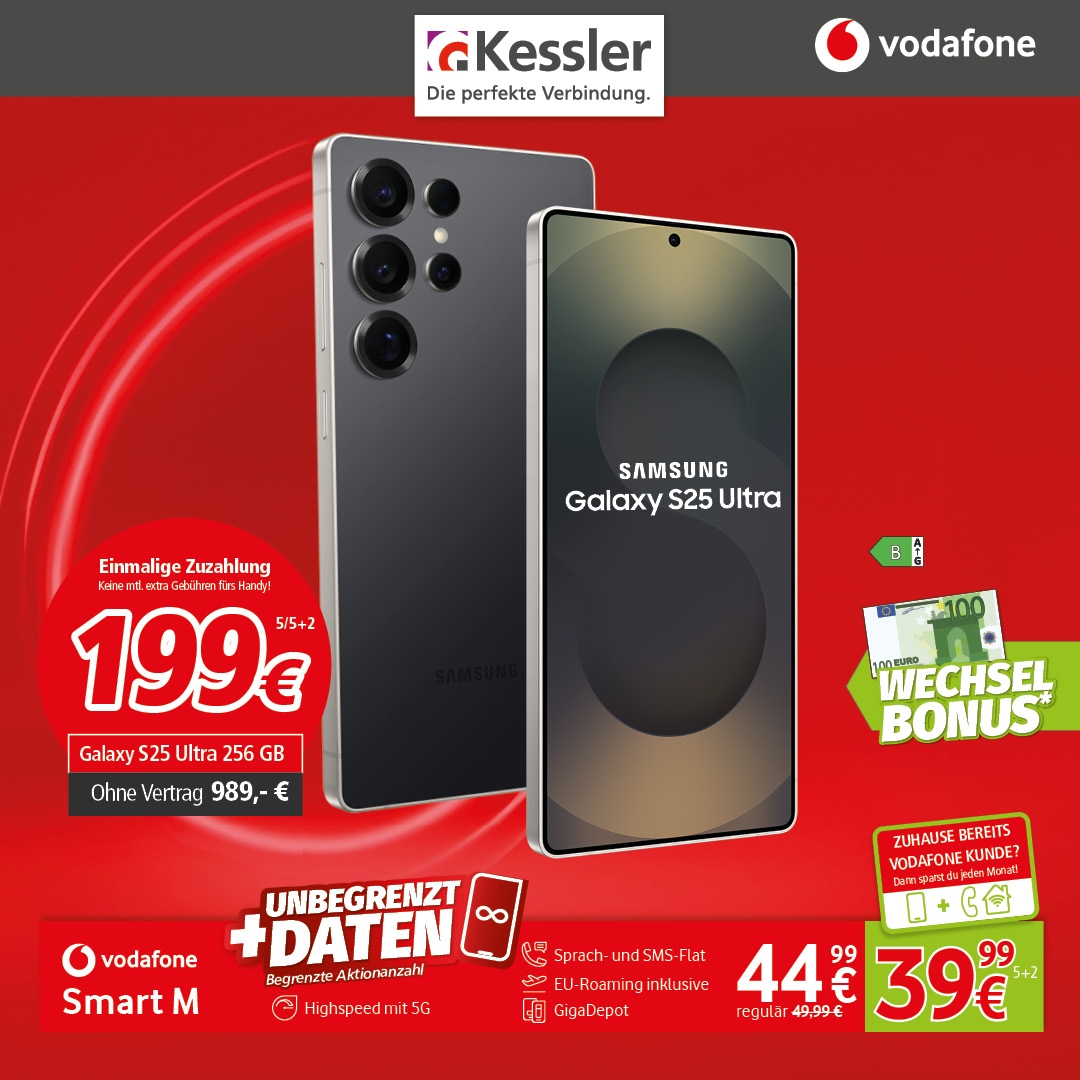 Vodafone Smart M mit Galaxy S25 Ultra