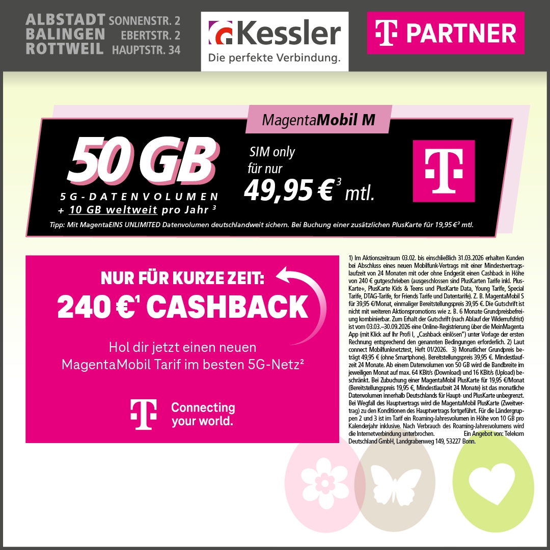 Magenta Mobil M mit Apple iPhone 16