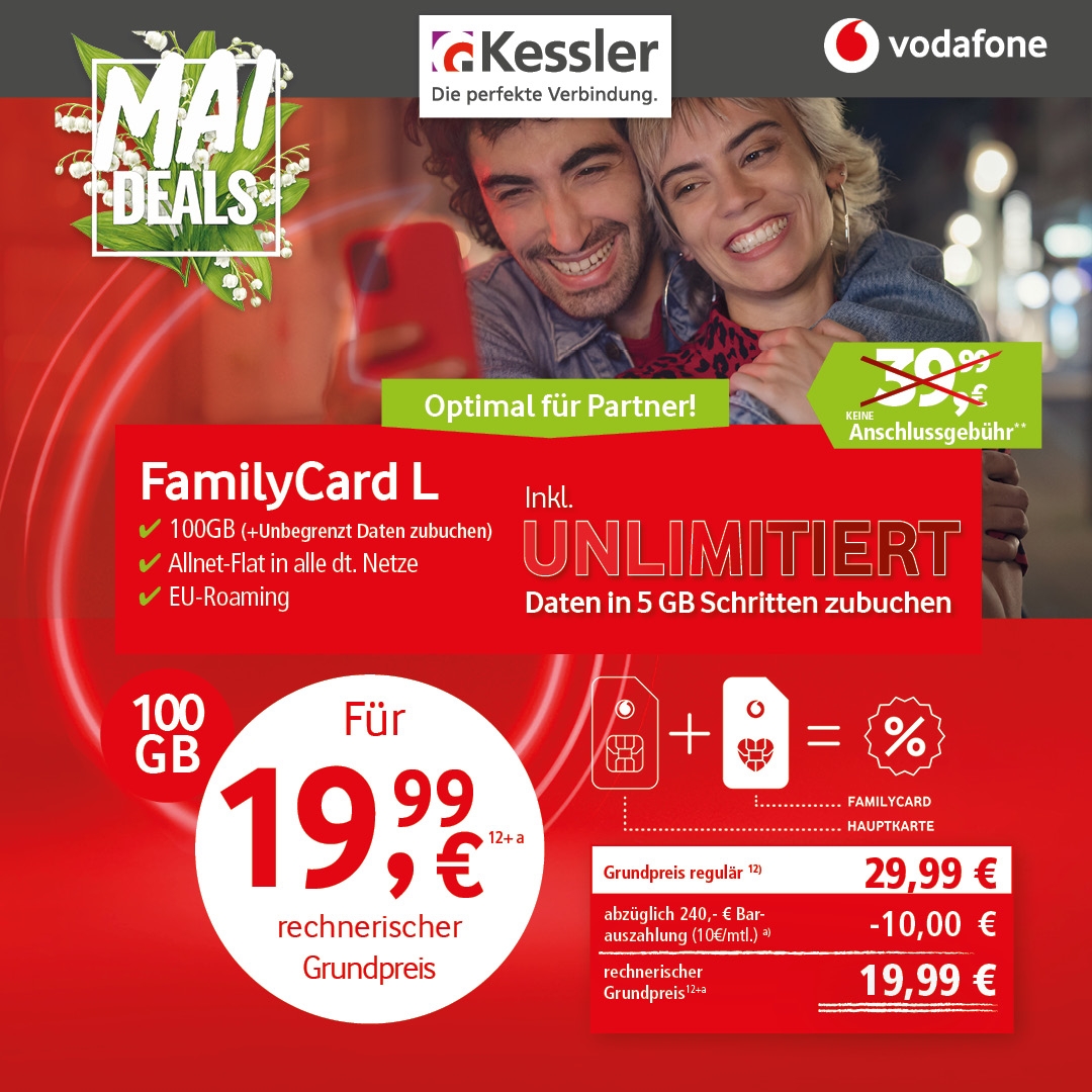 Vodafone Family Card L Unlimited