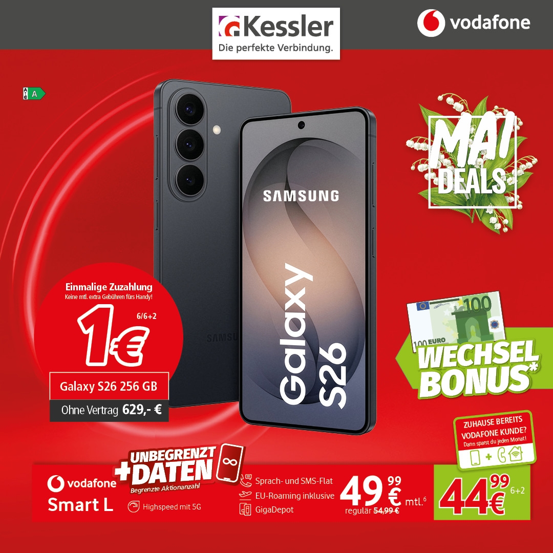 Vodafone Smart L mit Galaxy S26