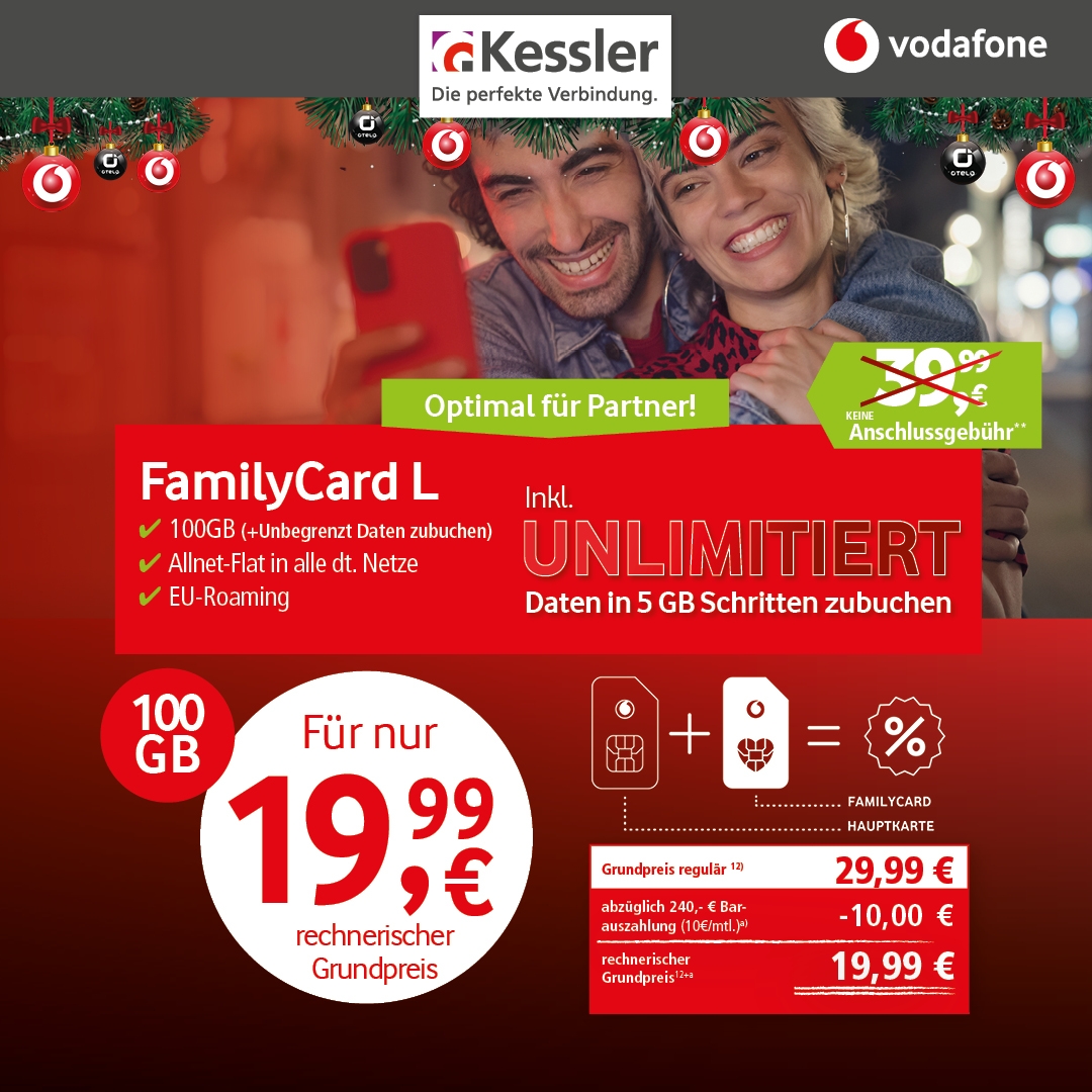 Vodafone Family Card L Unlimited