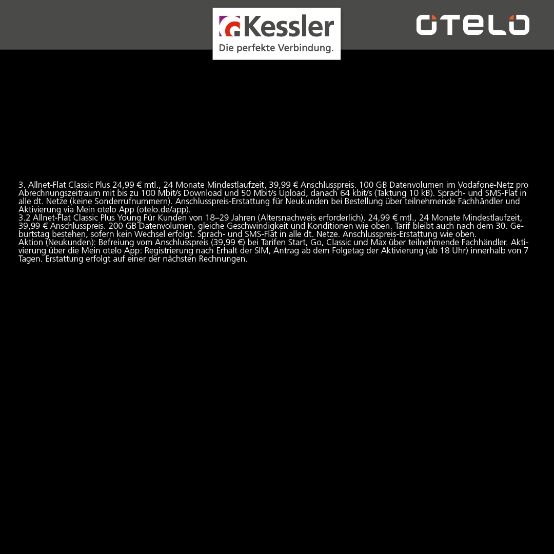 OTELO Allnet Classic Plus mit E-Scooter&Galaxy A17