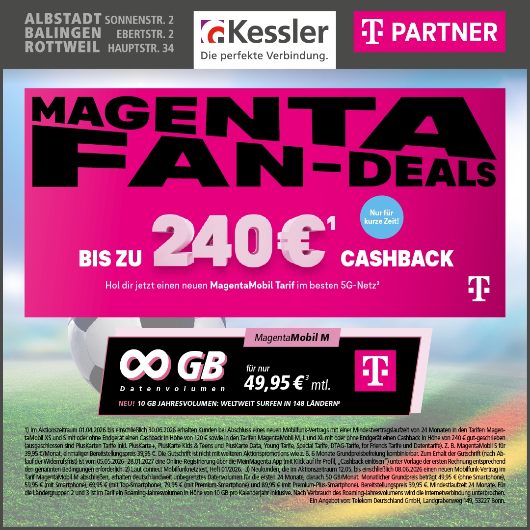 Magenta Mobil M mit Apple iPhone 16