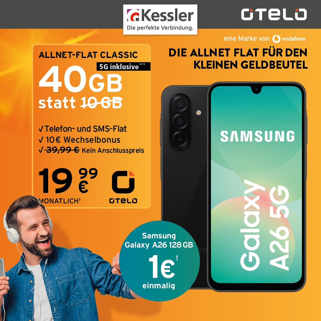 OTELO Classic mit Samsung A26 128GB