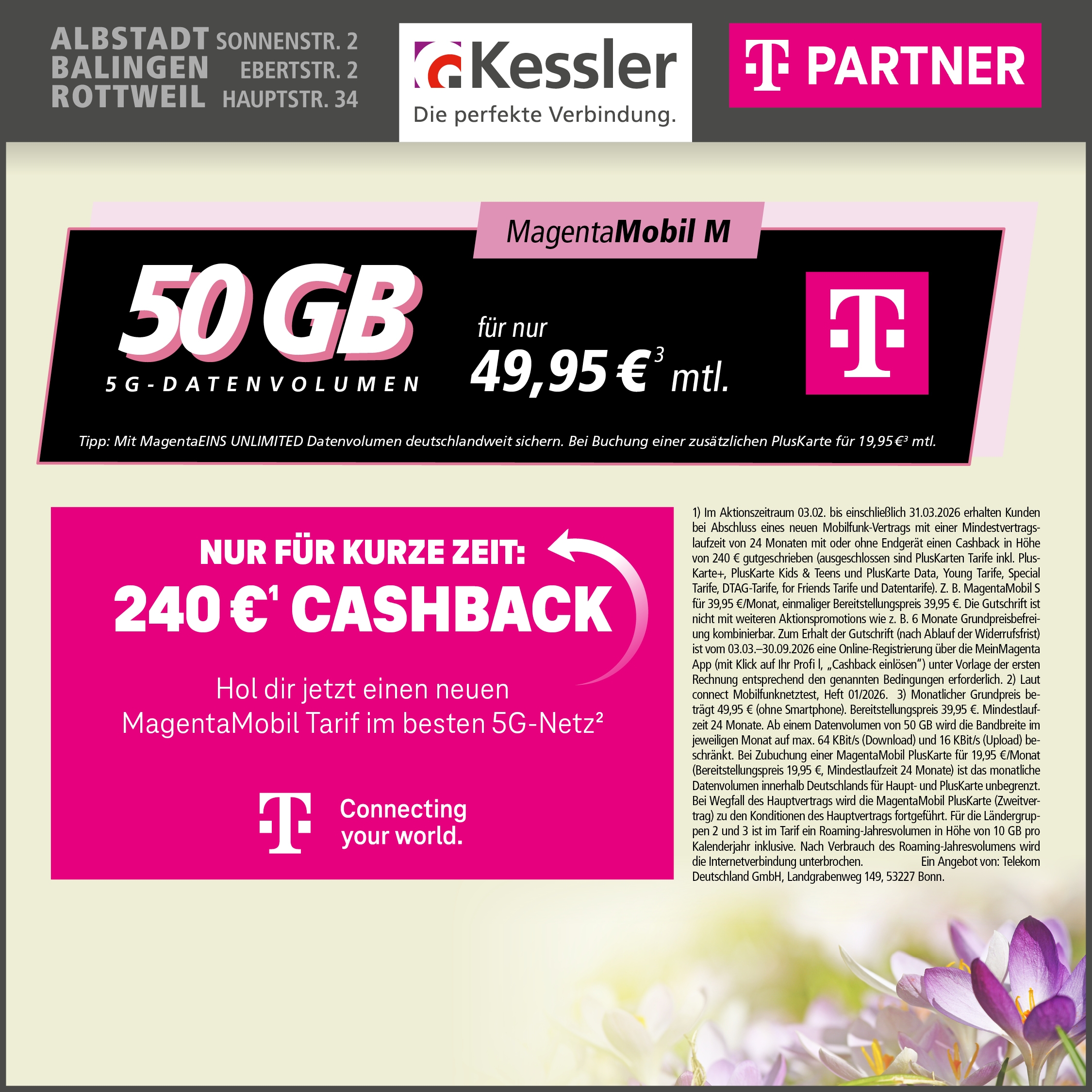 Magenta Mobil L mit Apple iPhone 17 256GB