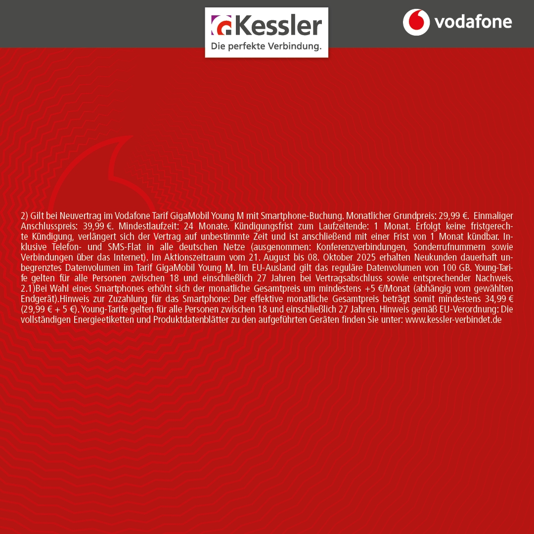 Vodafone GigaMobil Young M mit Google Pixel 9a