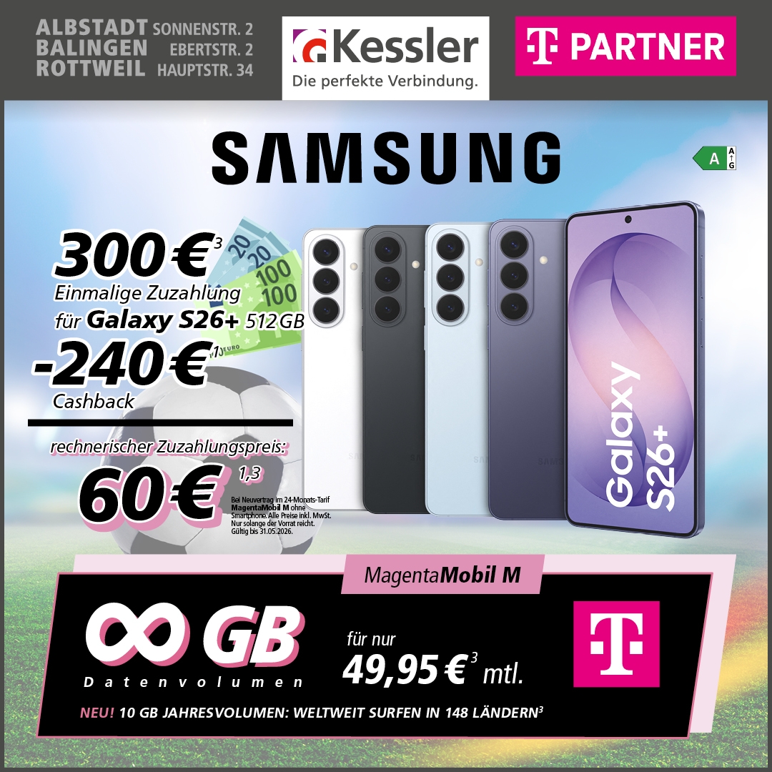 MagentaMobil M mit Galaxy S26+