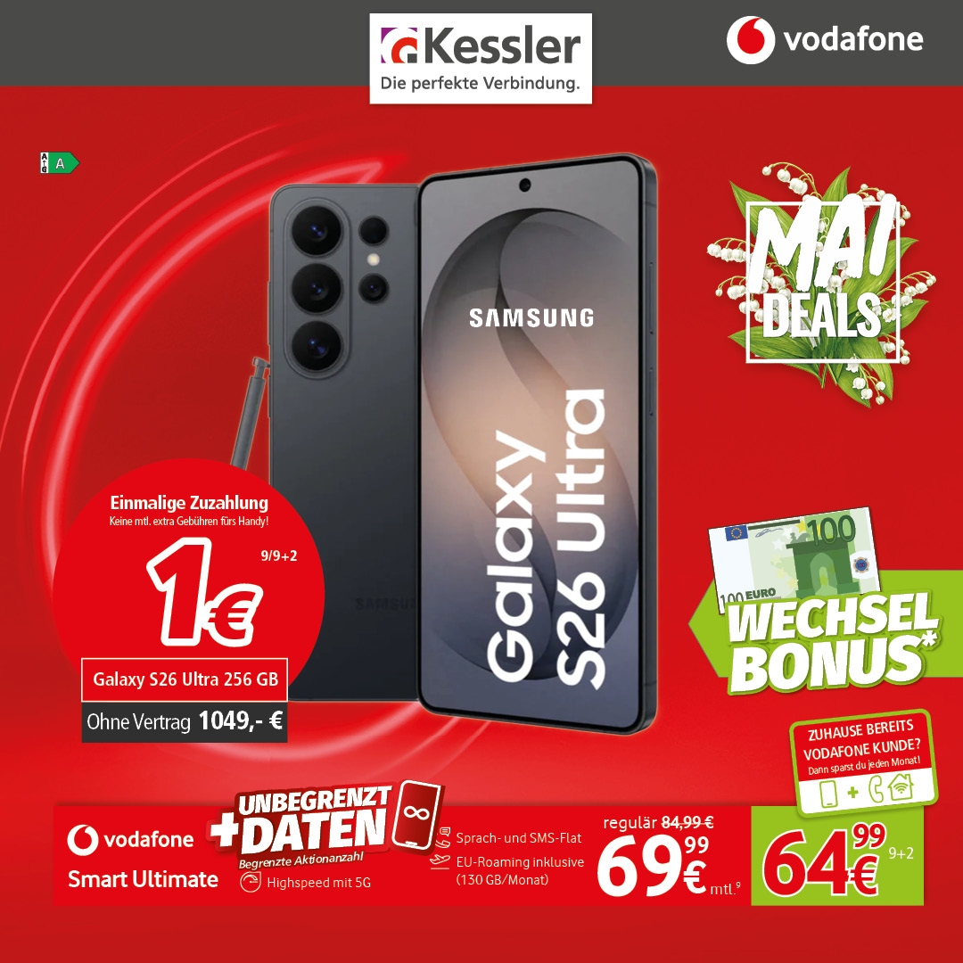 Vodafone Smart Ultimate mit Galaxy S26 Ultra