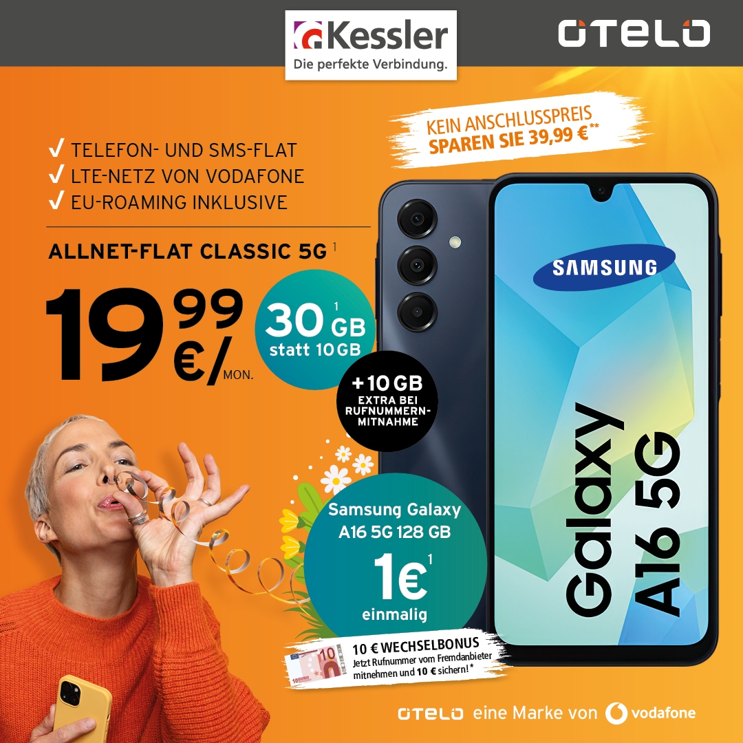 OTELO Allnet Classic mit Galaxy A16 5G 128GB