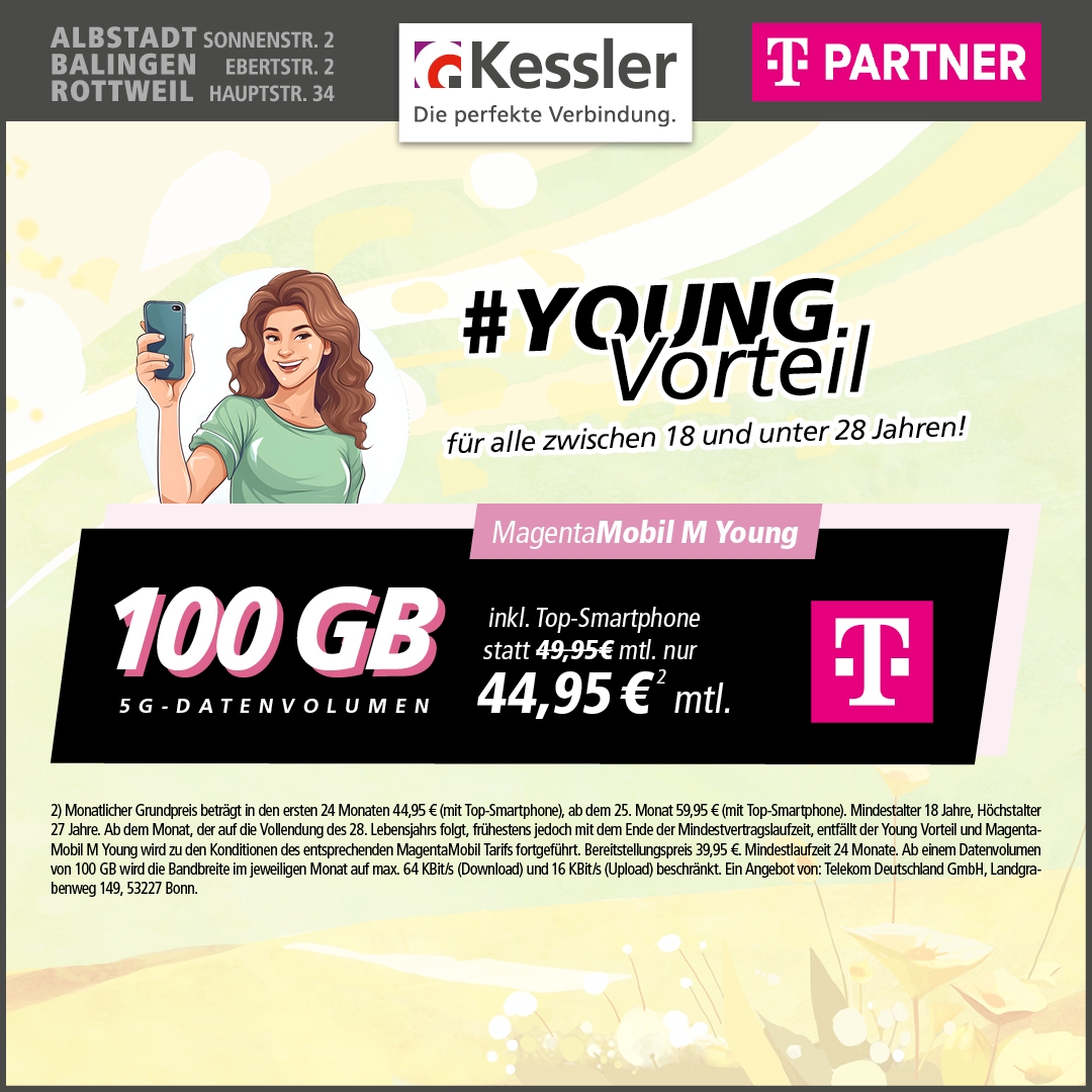 MagentaMobil M Young und IPhone 17