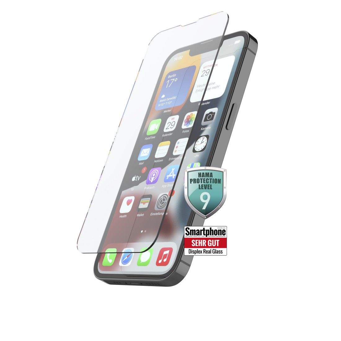 Displayglas Crystal Clear iPhone 13/13Pro