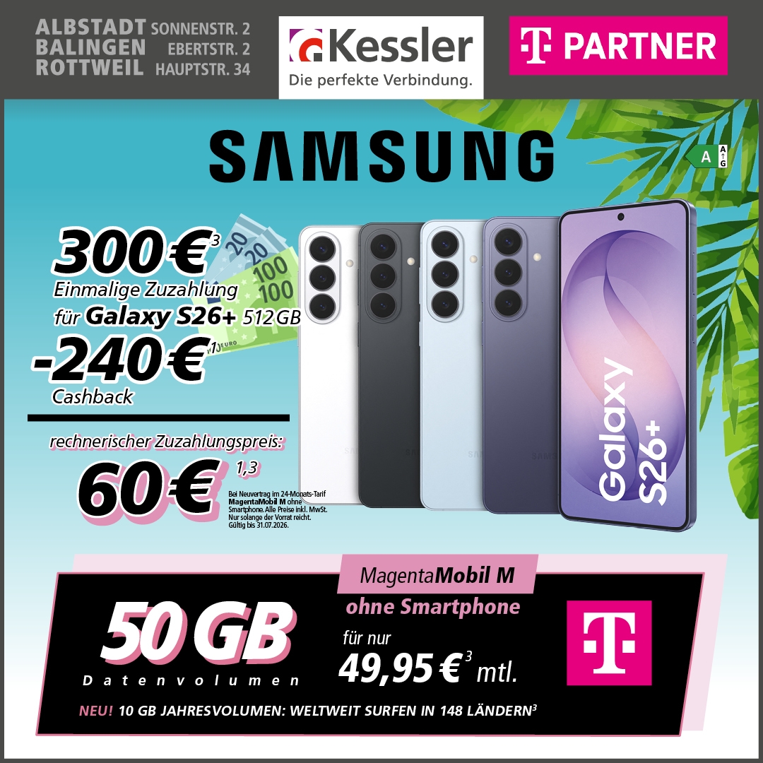 MagentaMobil M mit Galaxy S26+
