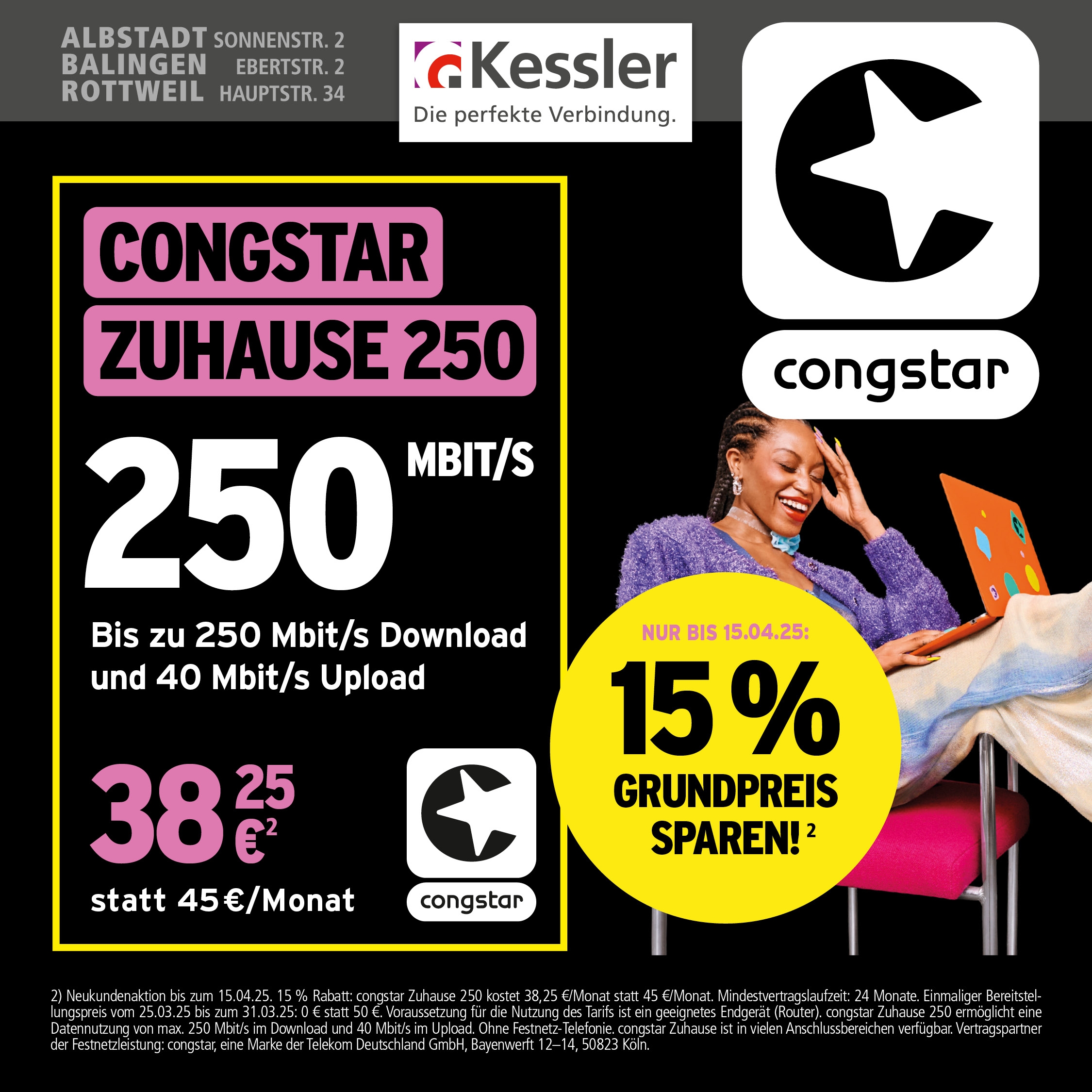 Congstar Zuhause 250 DSL