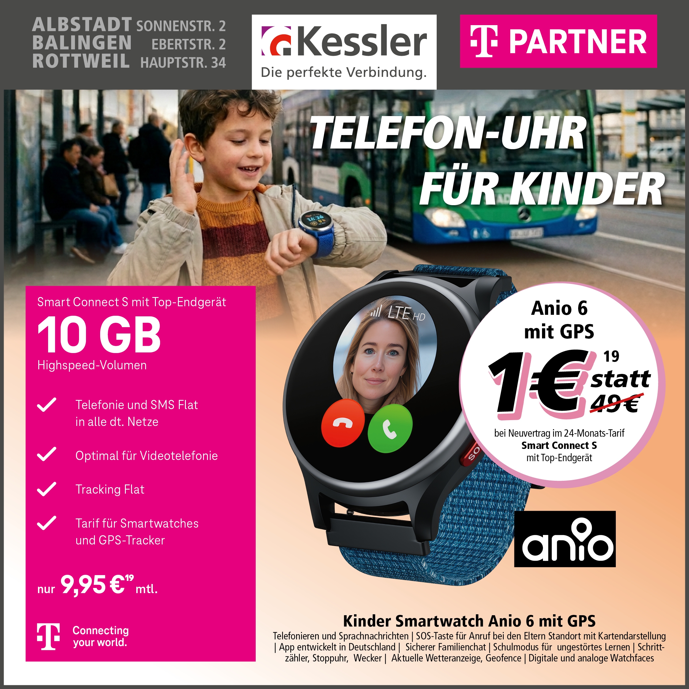Anio 6 SmartWatch für Kinder