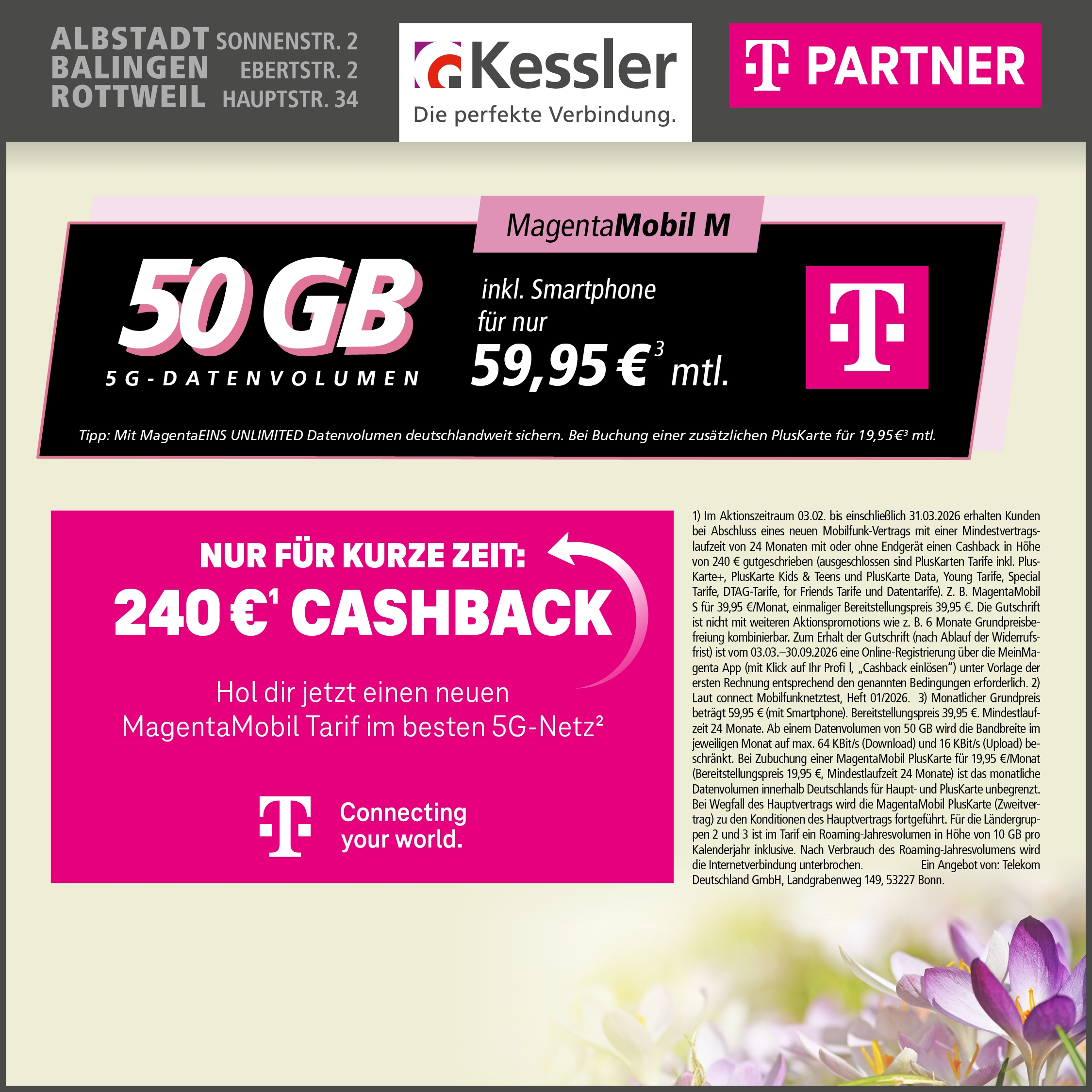MagentaMobil M und IPhone Air 256GB