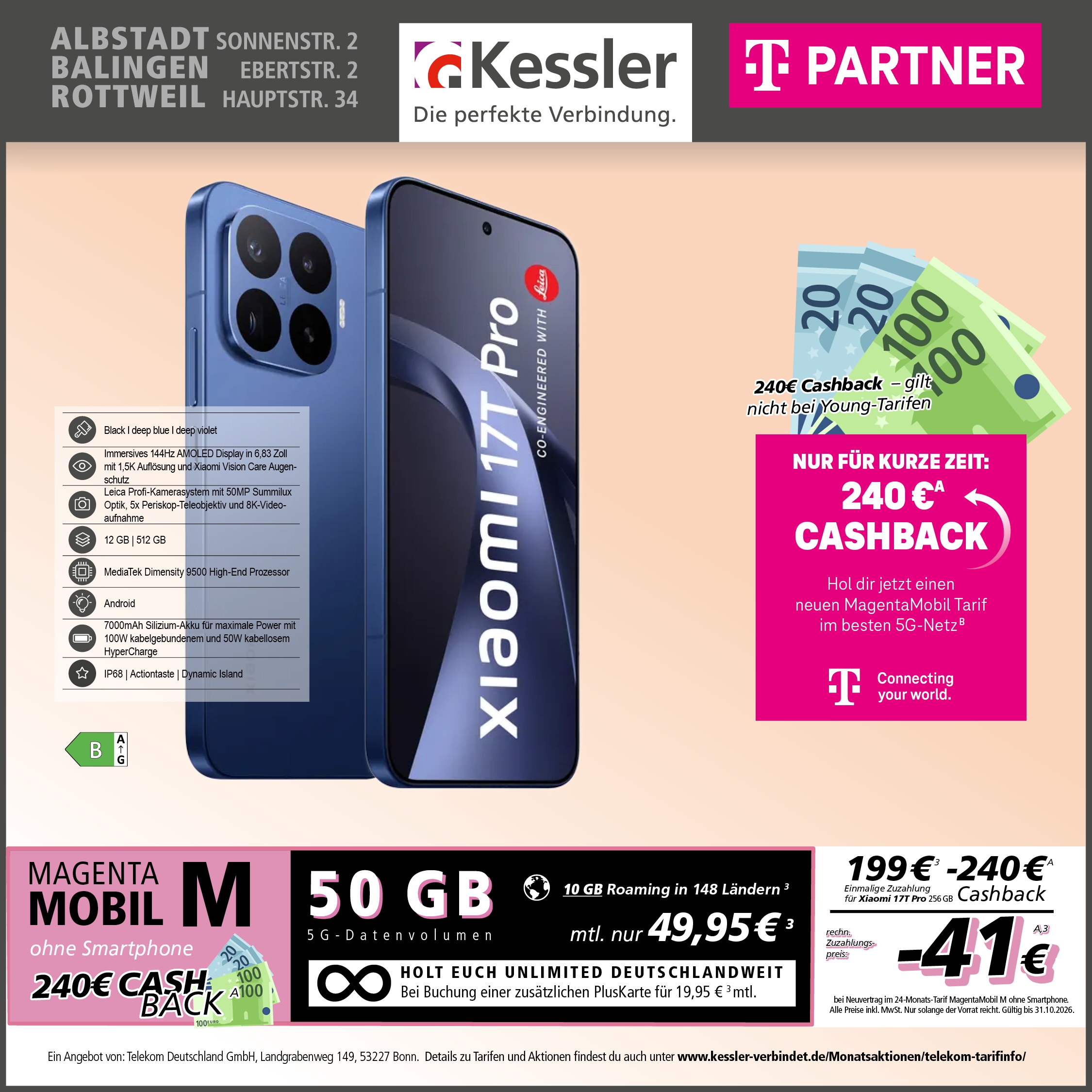 MagentaMobil M mit Xiaomi 17T Pro