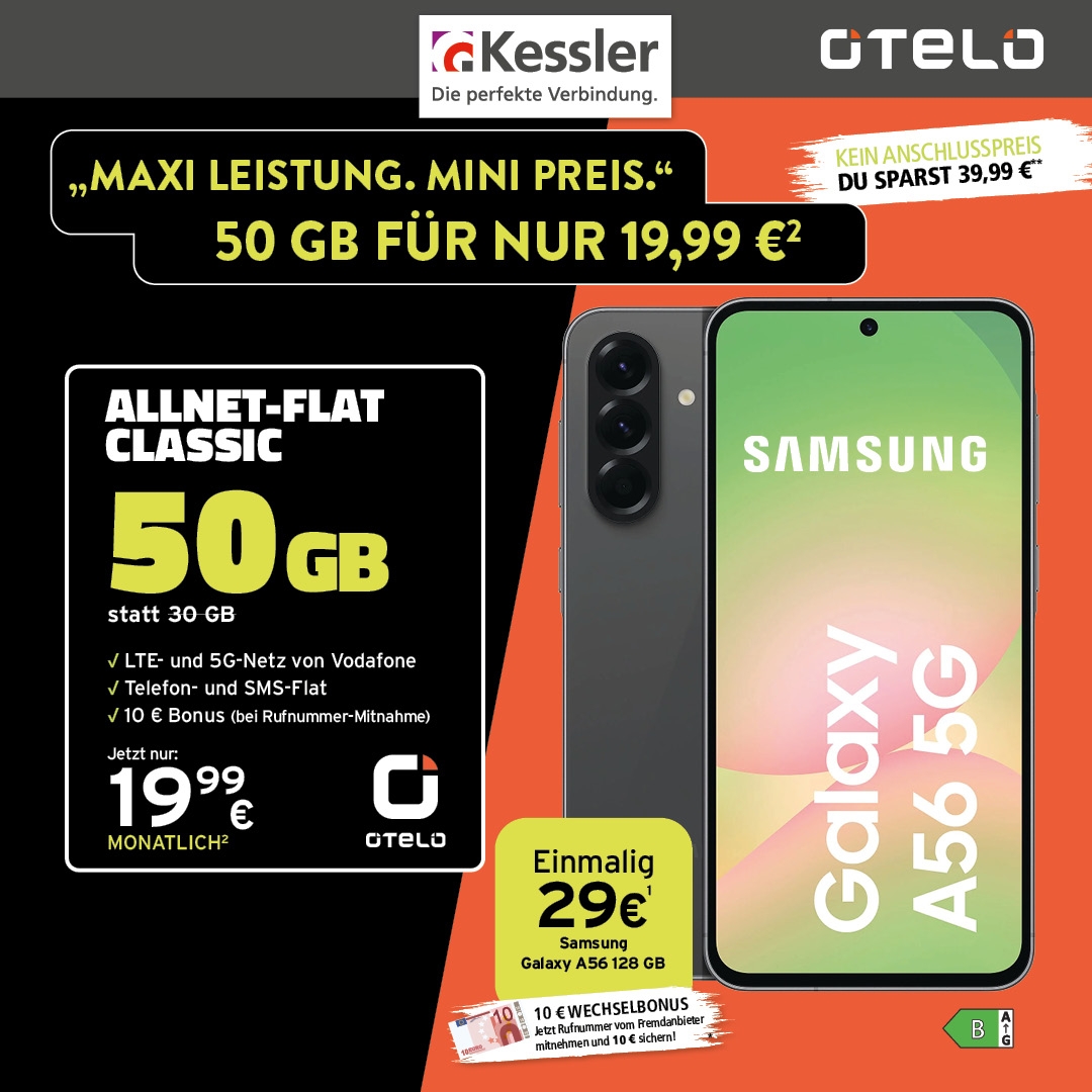OTELO Classic mit Samsung A56 128GB