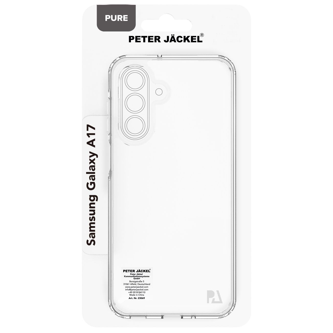 Back Cover Pure Samsung A17 5G Clear