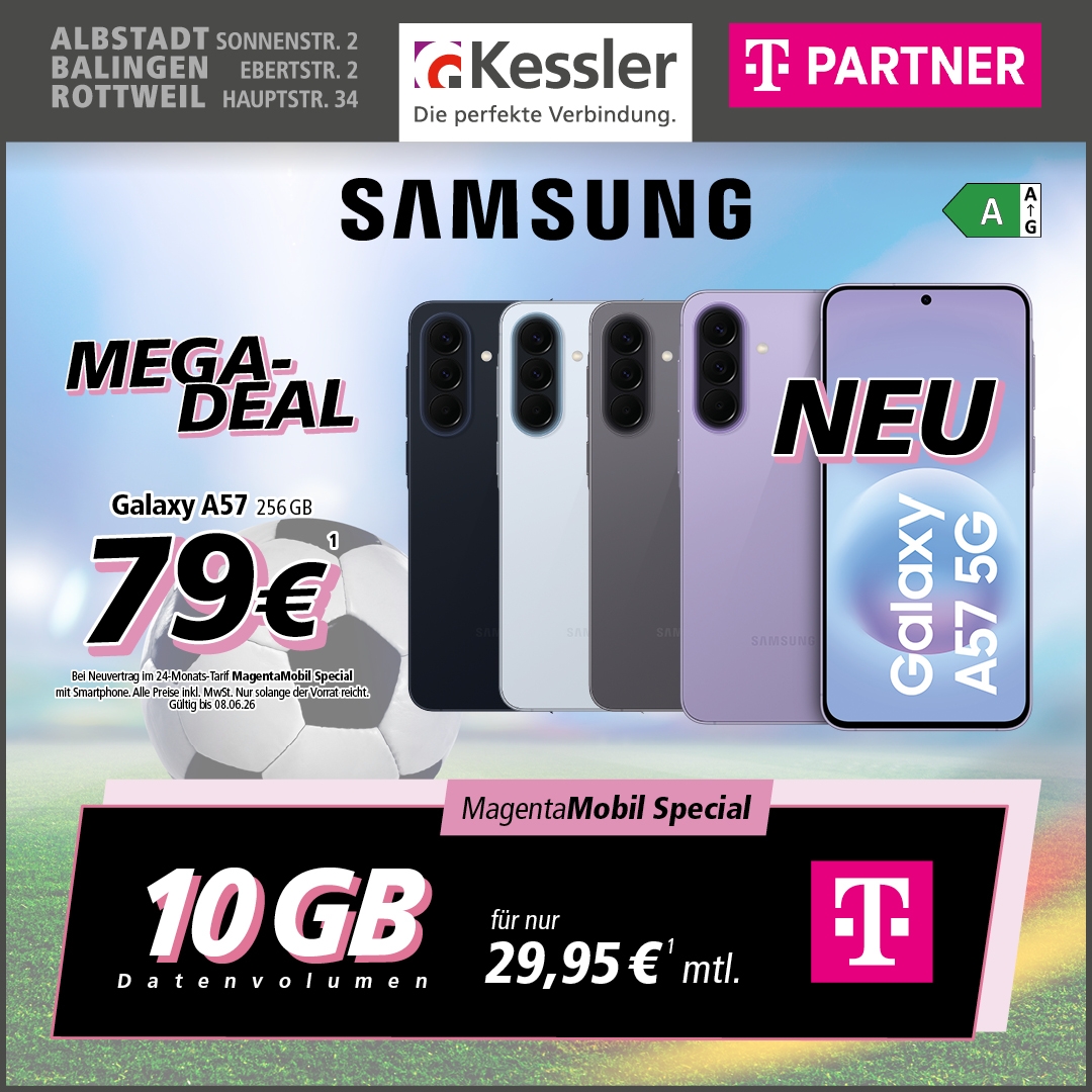 MagentaMobil Special mit Samsung Galaxy A57 5G