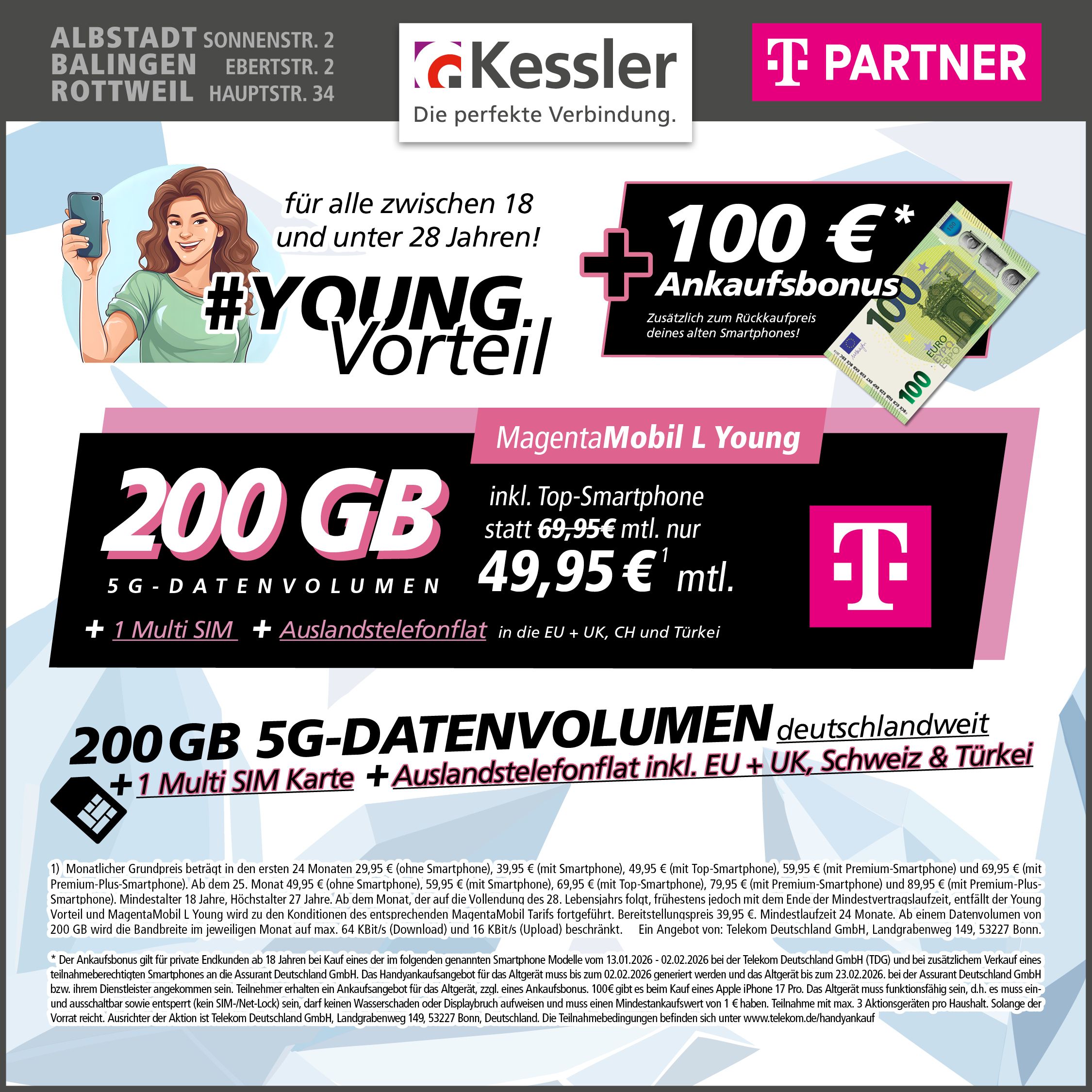 MagentaMobil L Young mit iPhone 17 Pro