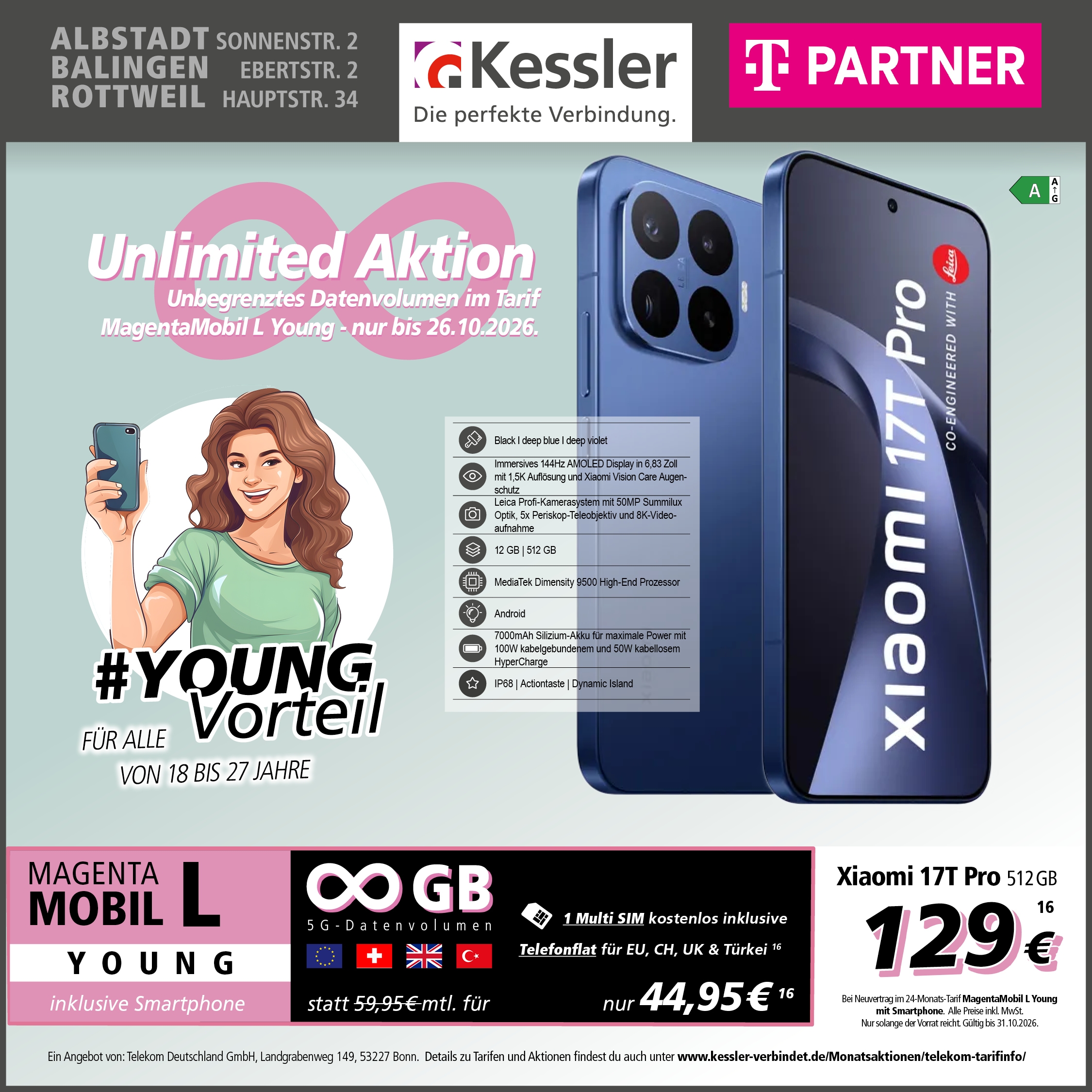MagentaMobil L Young mit Xiaomi 17T Pro
