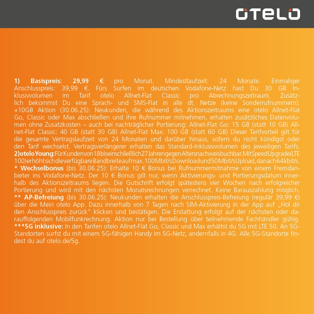 OTELO Allnet-Flat Max mit Google Pixel 9a