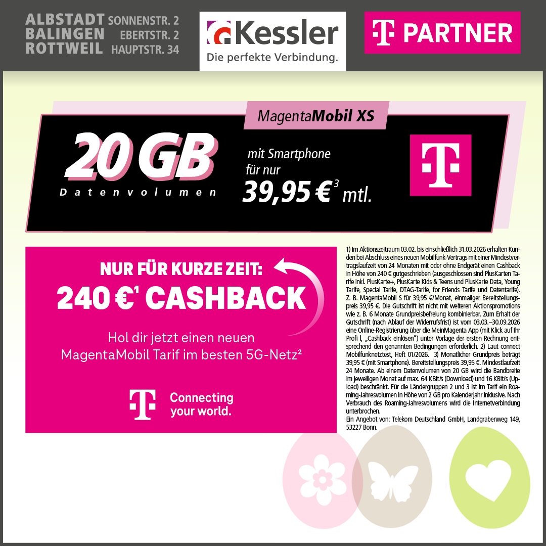 Magenta Mobil XS mit Galaxy S25 FE