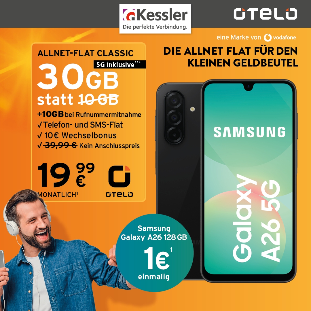 OTELO Classic mit Samsung A26 128GB
