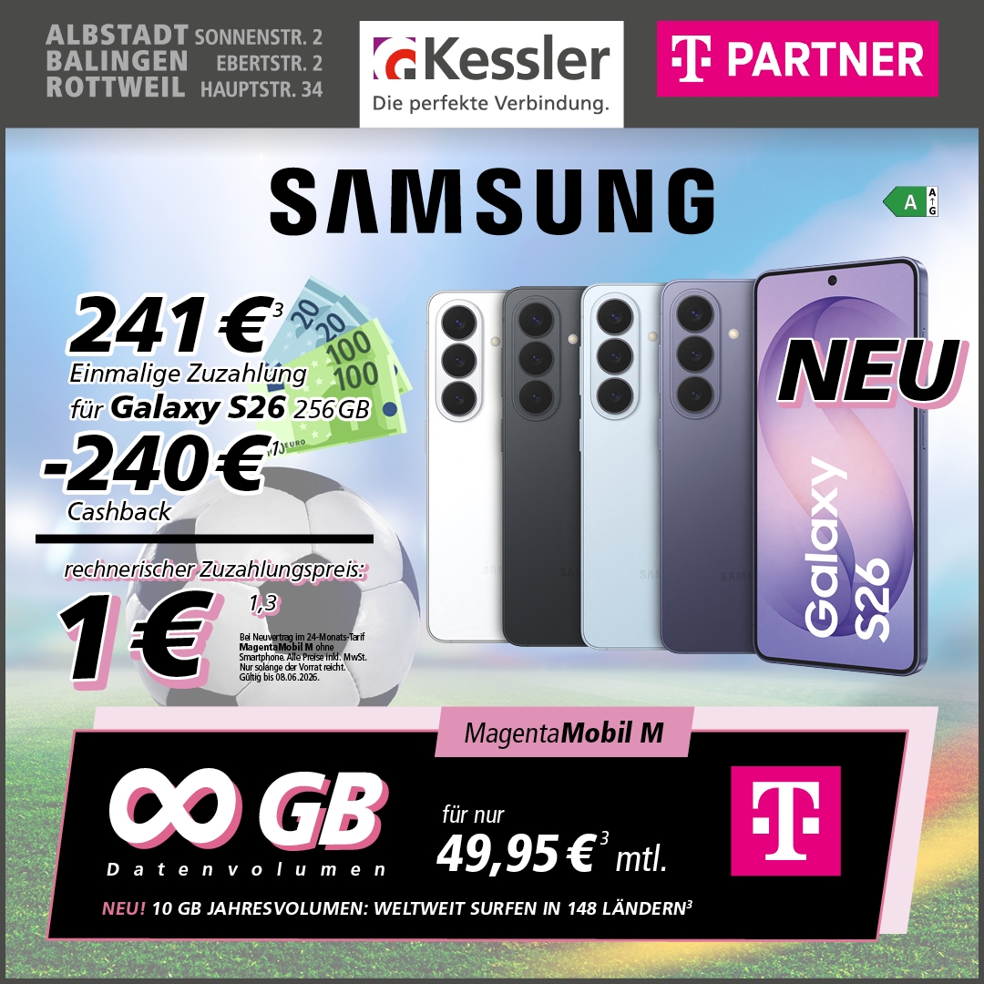 MagentaMobil M mit Galaxy S26