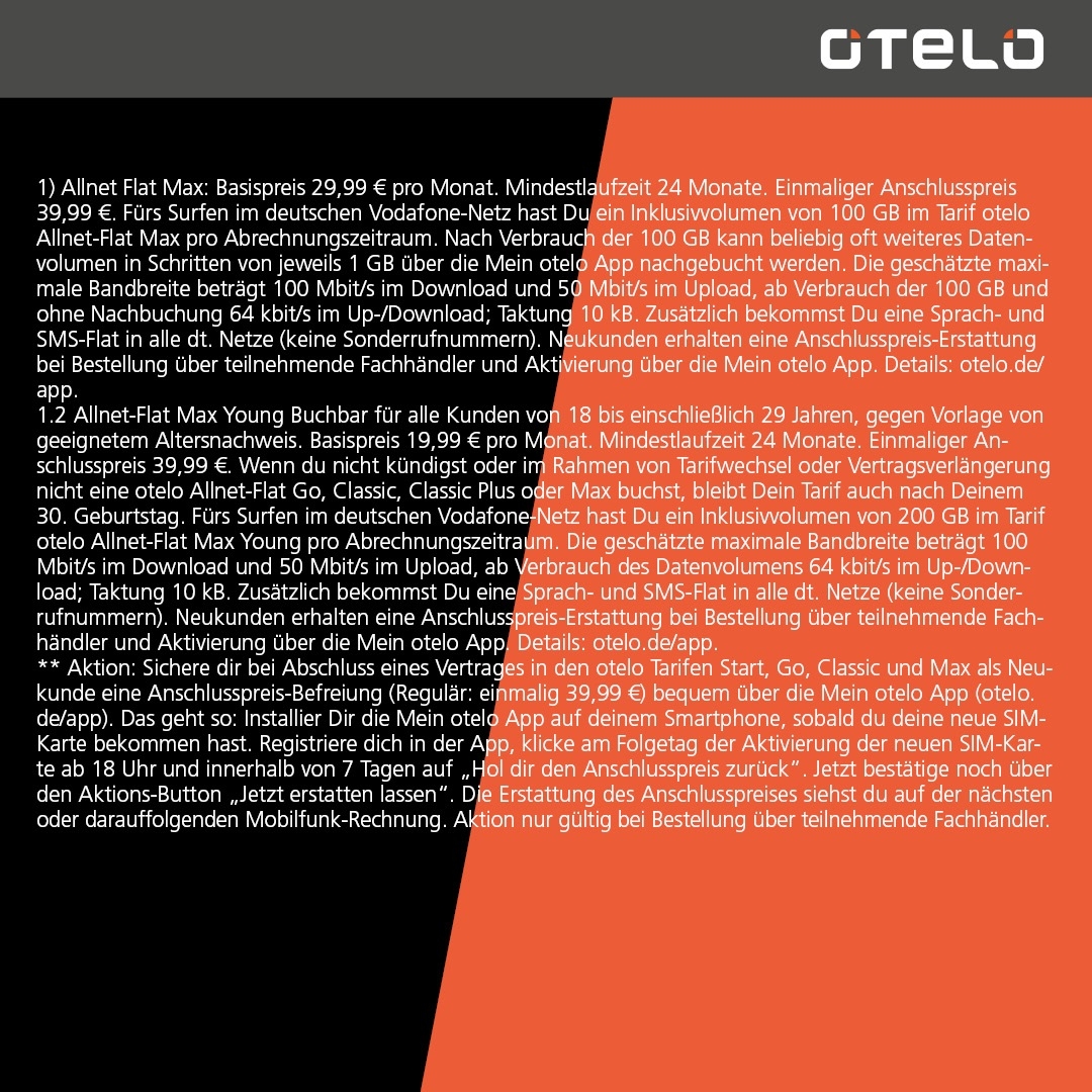 OTELO Allnet-Flat Max mit Xiaomi Note 15 Pro 256GB