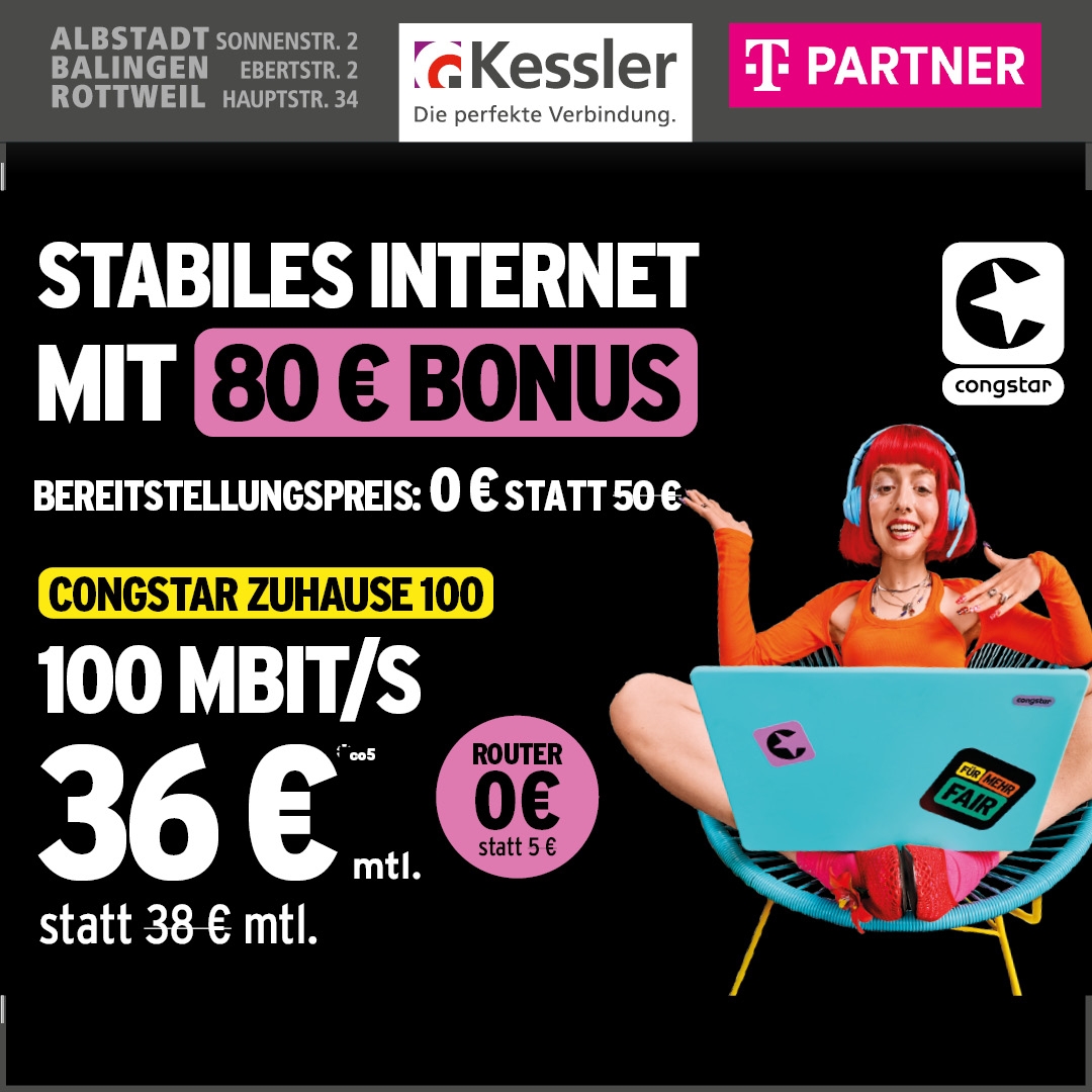 Congstar Zuhause 100