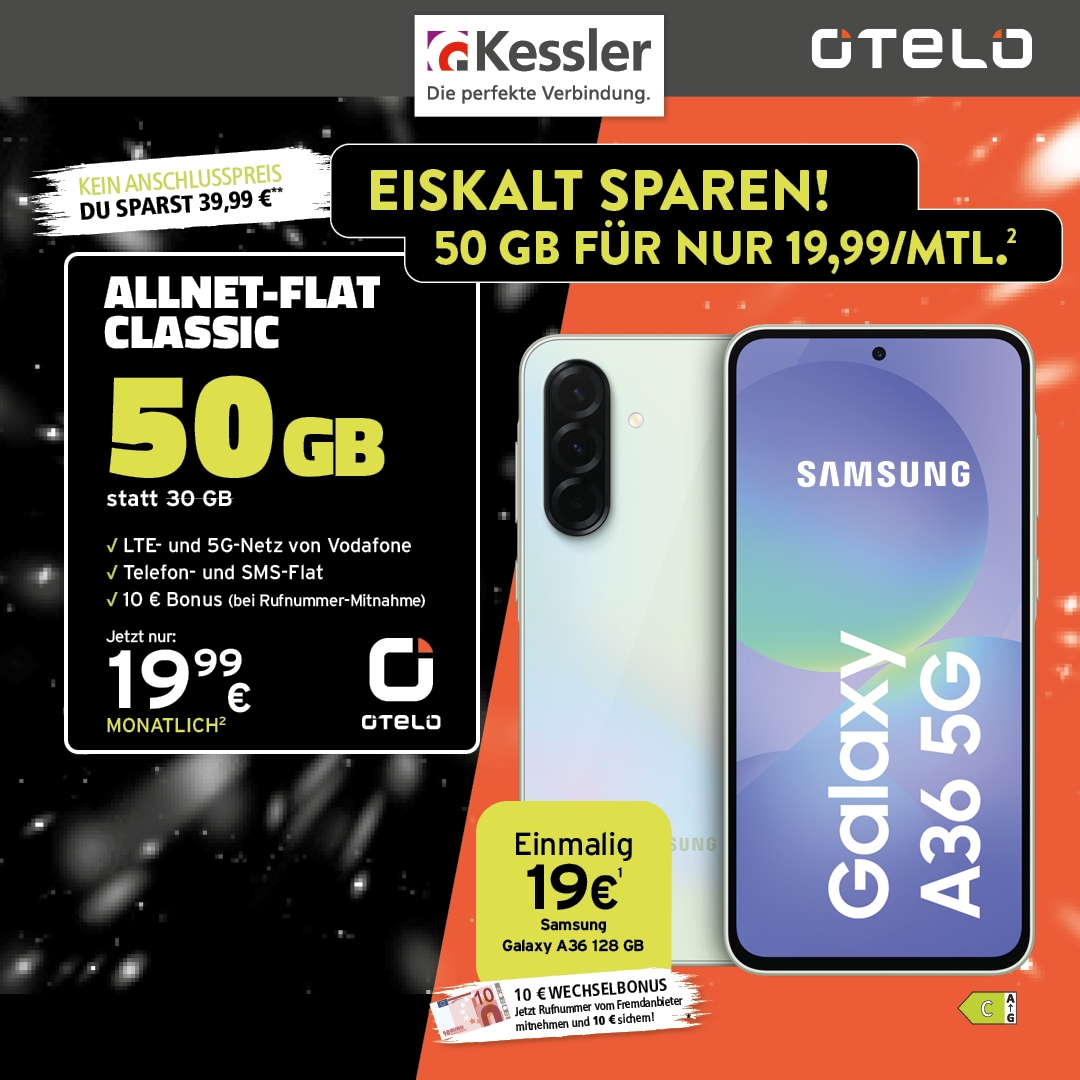 OTELO Classic mit Samsung A36 128GB