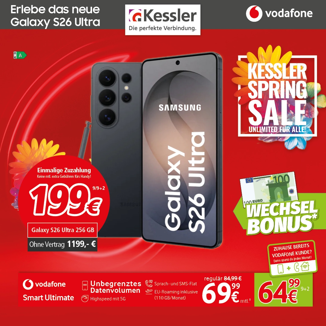 Vodafone Smart Ultimate mit Galaxy S26 Ultra